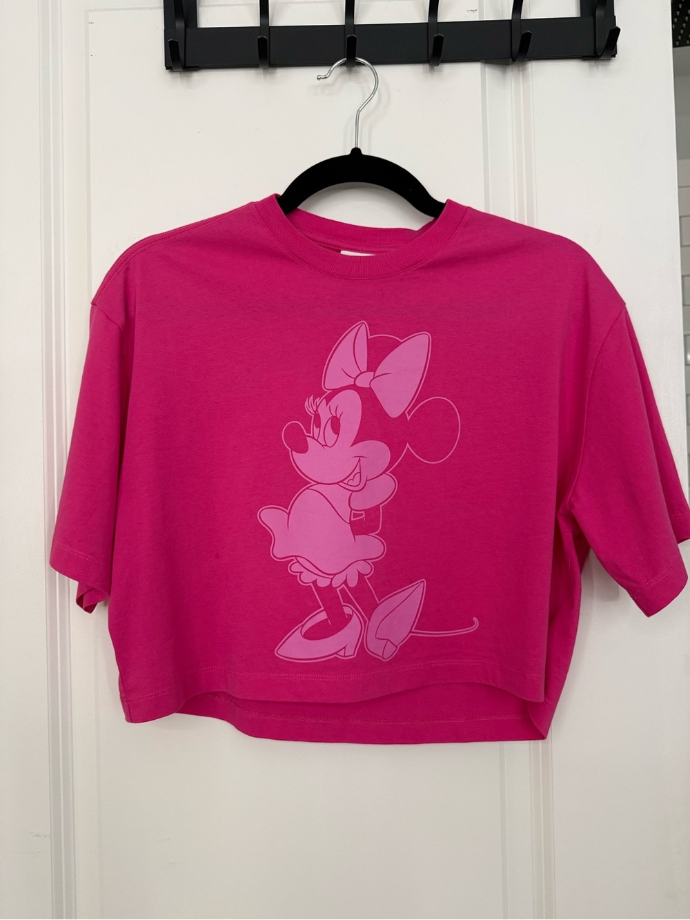 OVO X DISNEY pink crop top XS